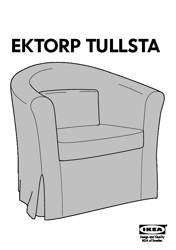 EKTORP TULLSTA Armchair cover