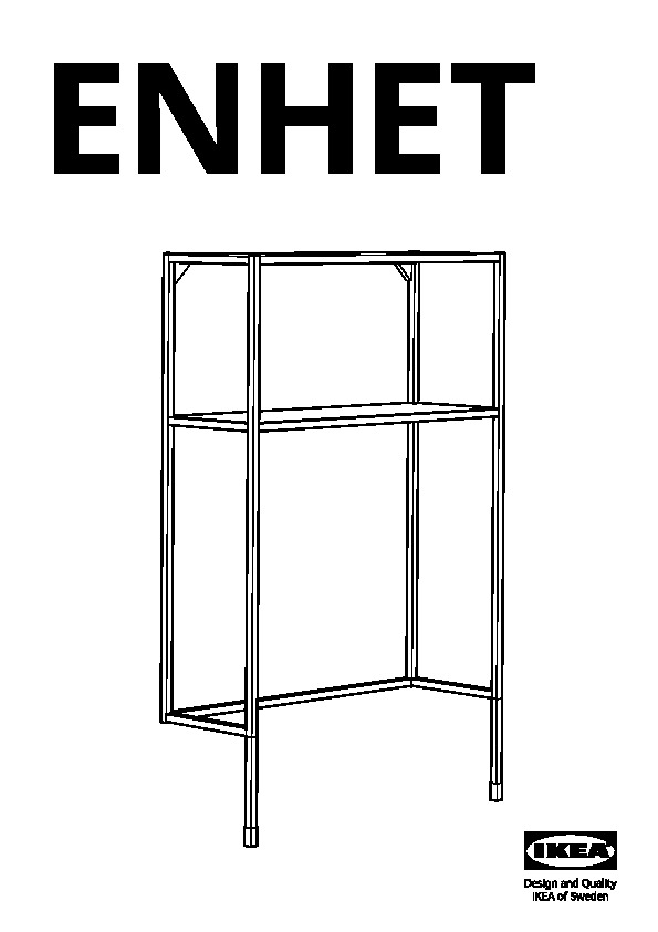 ENHET Structure avec tablettes
