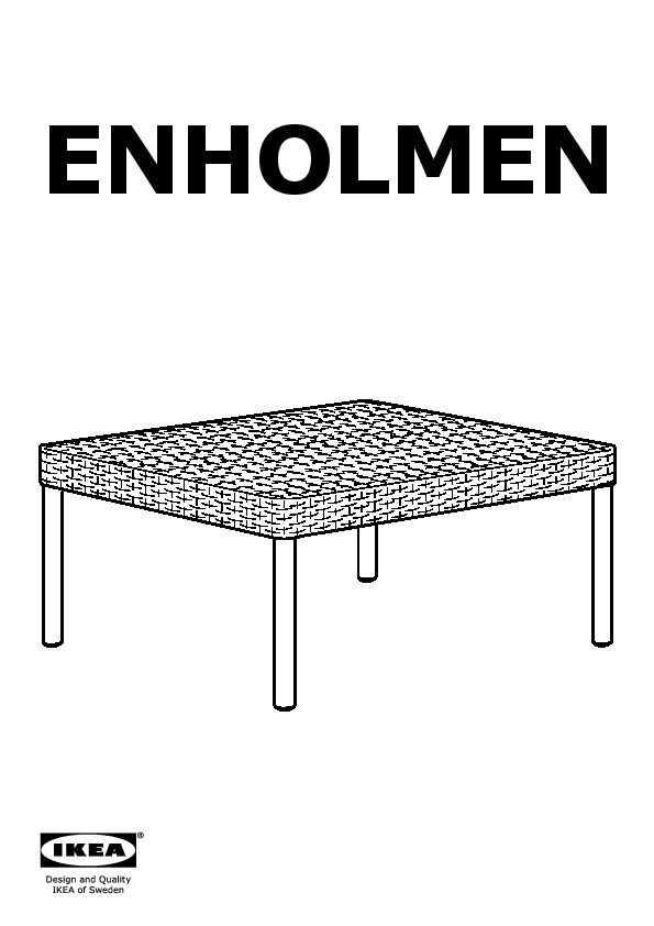 ENHOLMEN Module table/tabouret