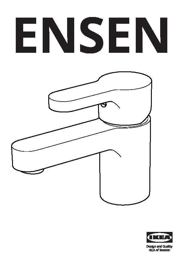 ENSEN Wash-basin mixer tap with strainer