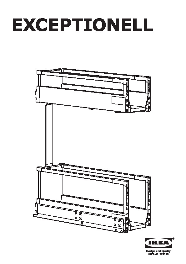 EXCEPTIONELL Pull-out interior fittings