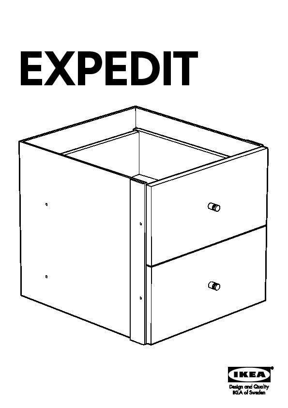 EXPEDIT Insert with 2 drawers