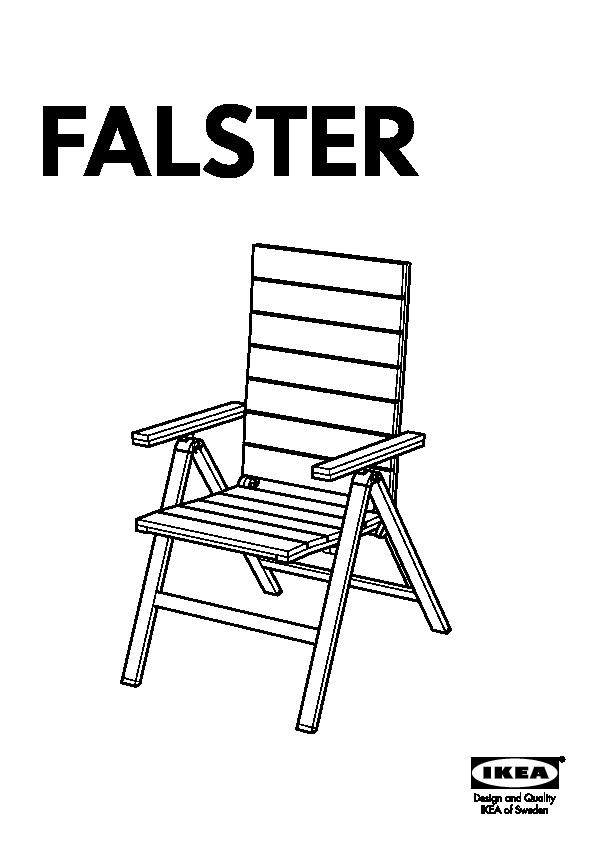 FALSTER Reclining chair, outdoor