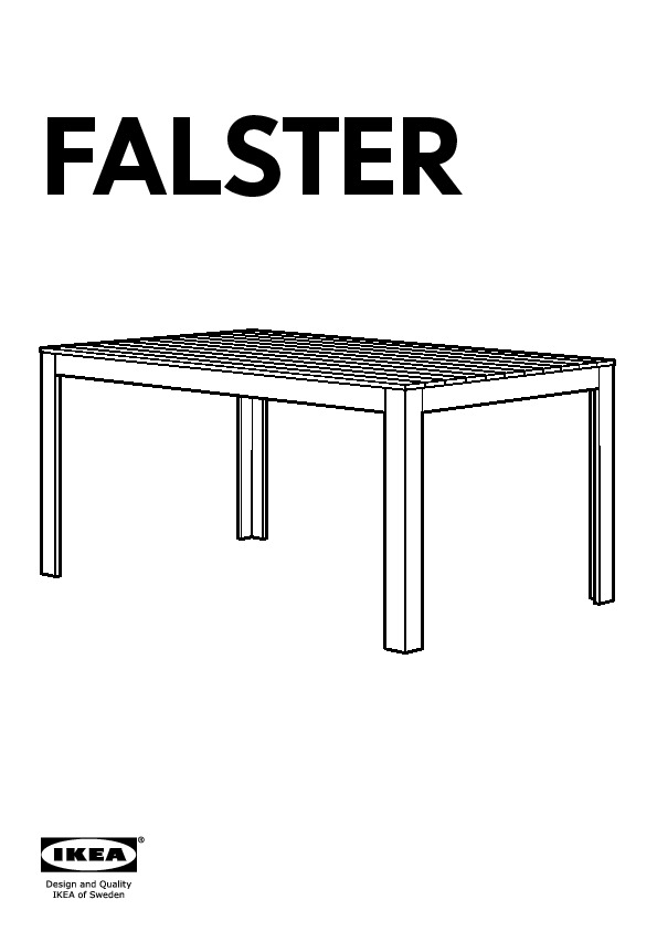 FALSTER table, extérieur