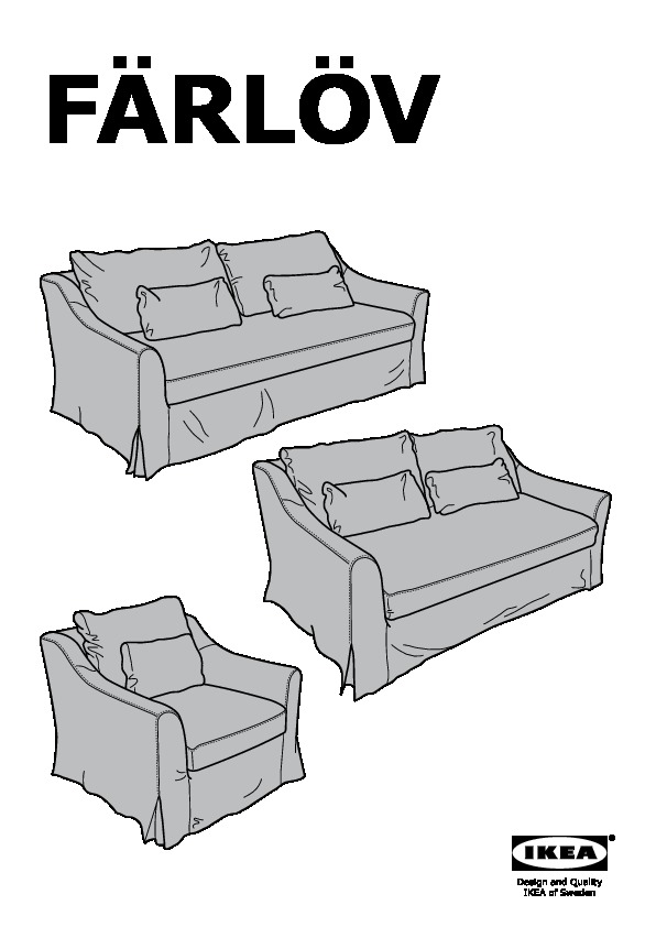 FÄRLÖV Cover for sofa