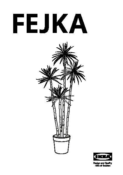 FEJKA Artificial potted plant