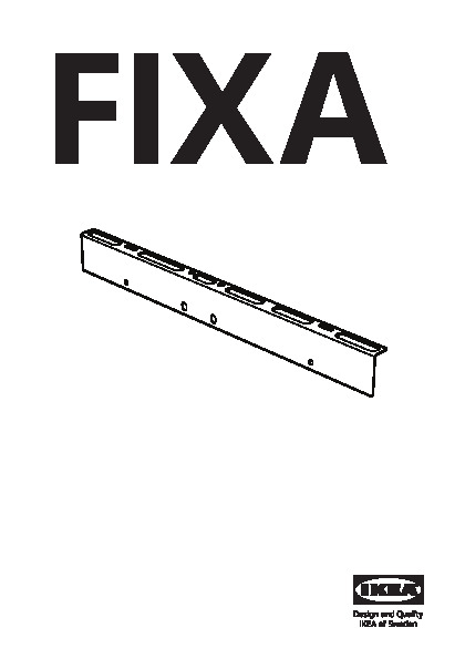 FIXA Accessorio di sostegno piano lavoro