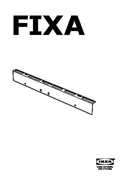 FIXA Fixation console soutien comptoir