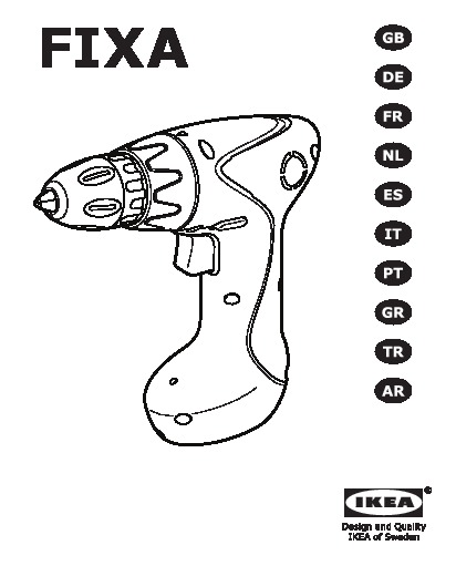 FIXA Visseuse/perceuse, li-ion - IKEA