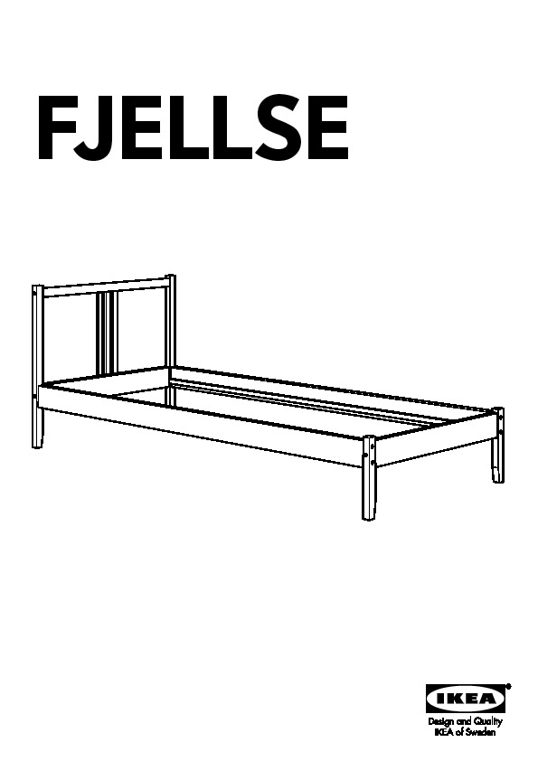 FJELLSE Bed frame