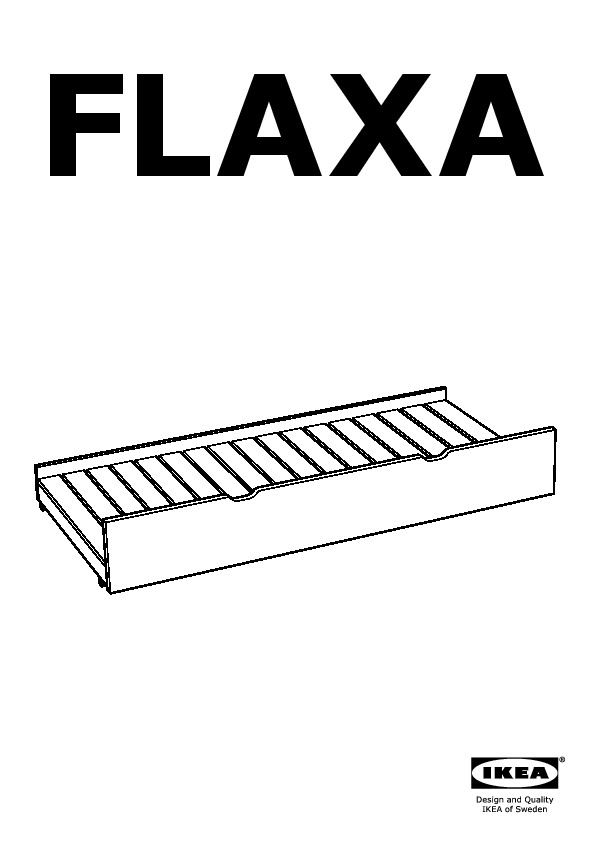 FLAXA Lit tiroir