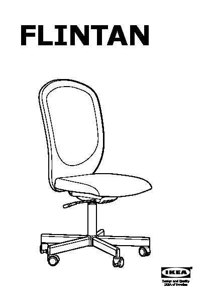 FLINTAN Chaise pivotante