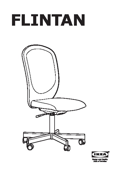 FLINTAN Chaise de bureau