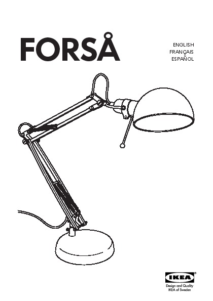 FORSÅ Work lamp