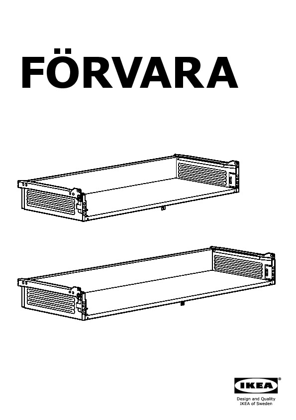 FÖRVARA drawer, low