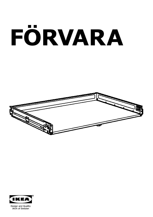 FÖRVARA Drawer, low
