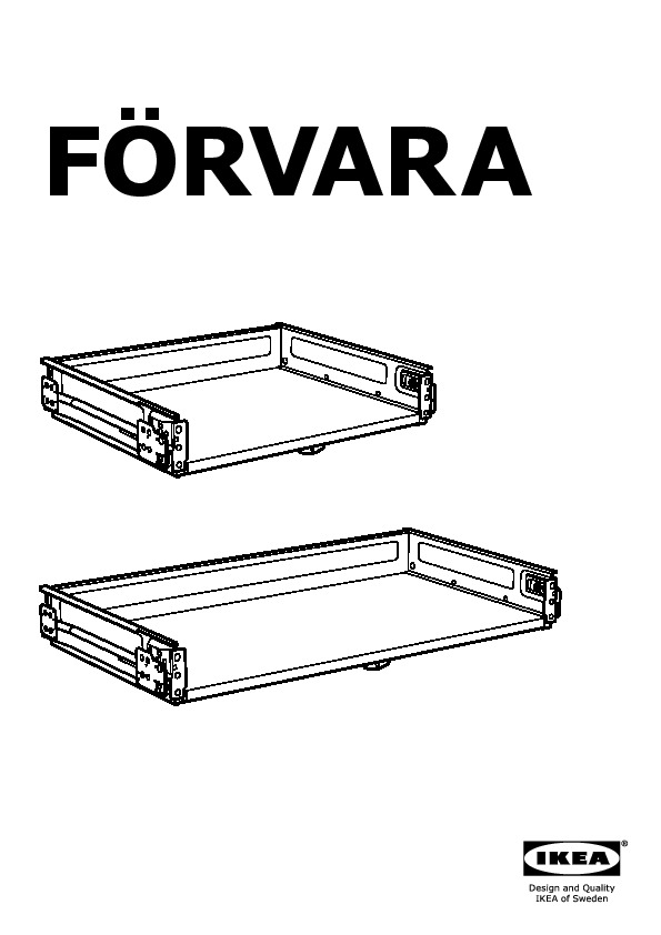 FÖRVARA drawer, low
