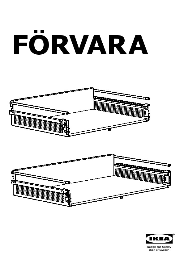 FÖRVARA drawer, medium