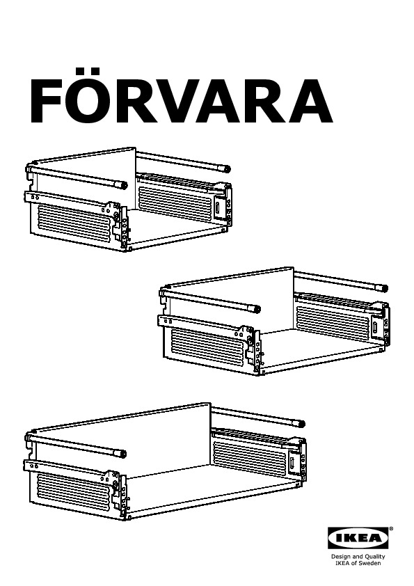 FÖRVARA drawer, medium