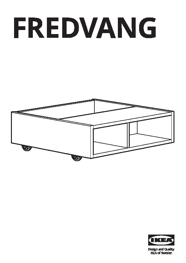 FREDVANG Underbed storage/bedside table