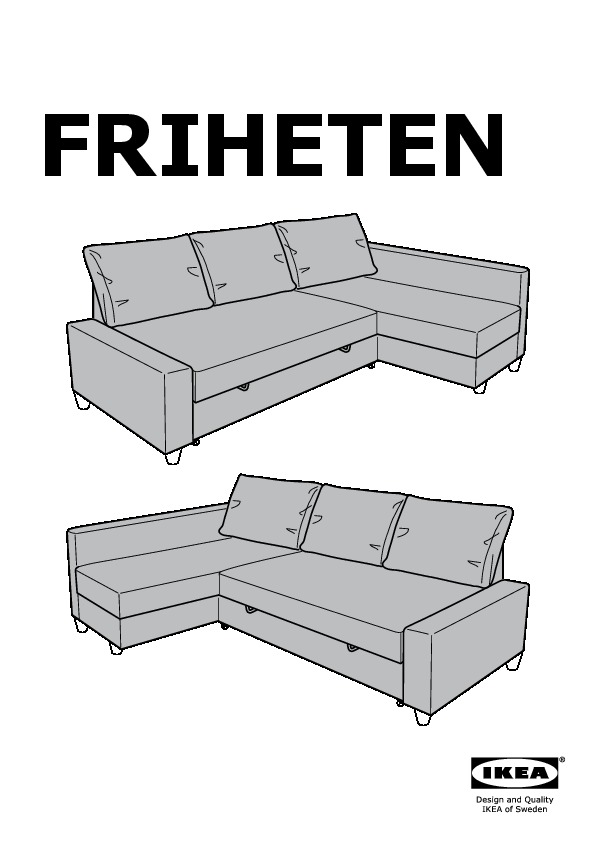 Friheten Corner Sofa Bed Ikeapedia, Ikea Sofa Bed Assembly Instructions