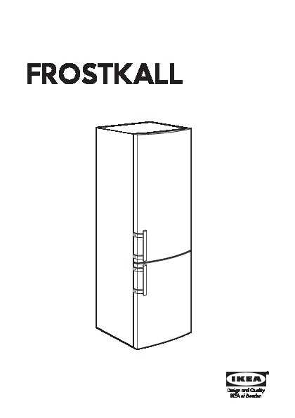 FROSTKALL Réfrigérateur/congélateur