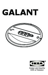 Galant Cabinet With Sliding Doors White, Ikea Locking Cabinet Reset