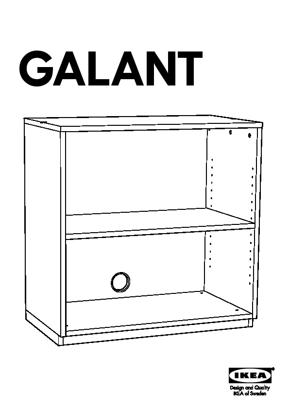 GALANT shelf unit
