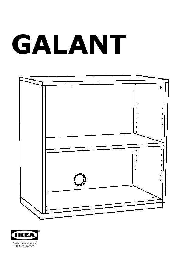 Galant Shelf Unit Birch Veneer Ikeapedia, Ikea Galant Bookcase Review