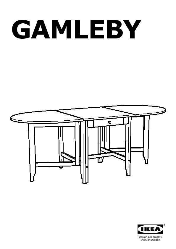 GAMLEBY Gateleg table