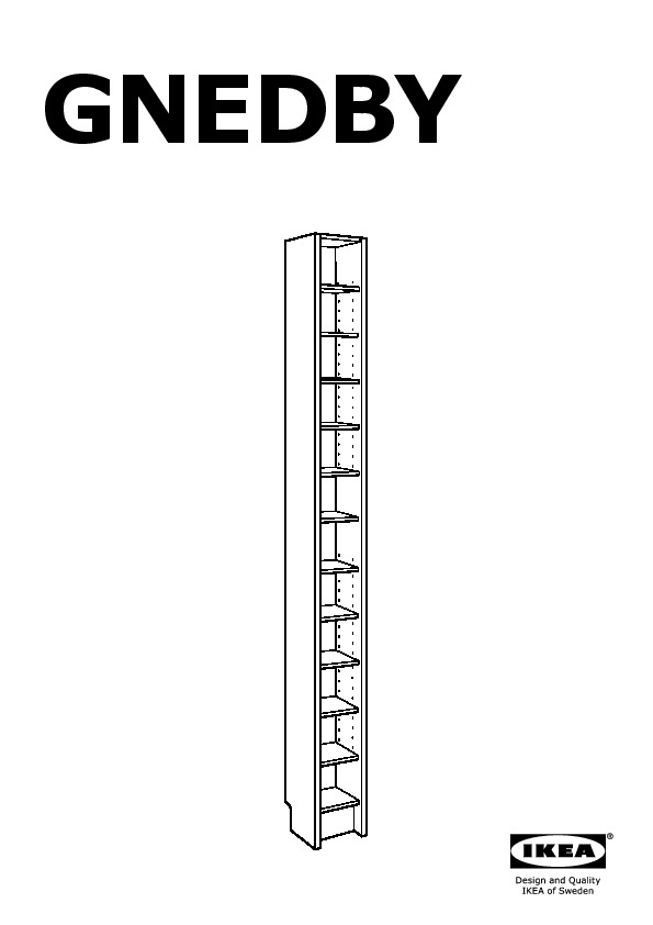GNEDBY shelf unit