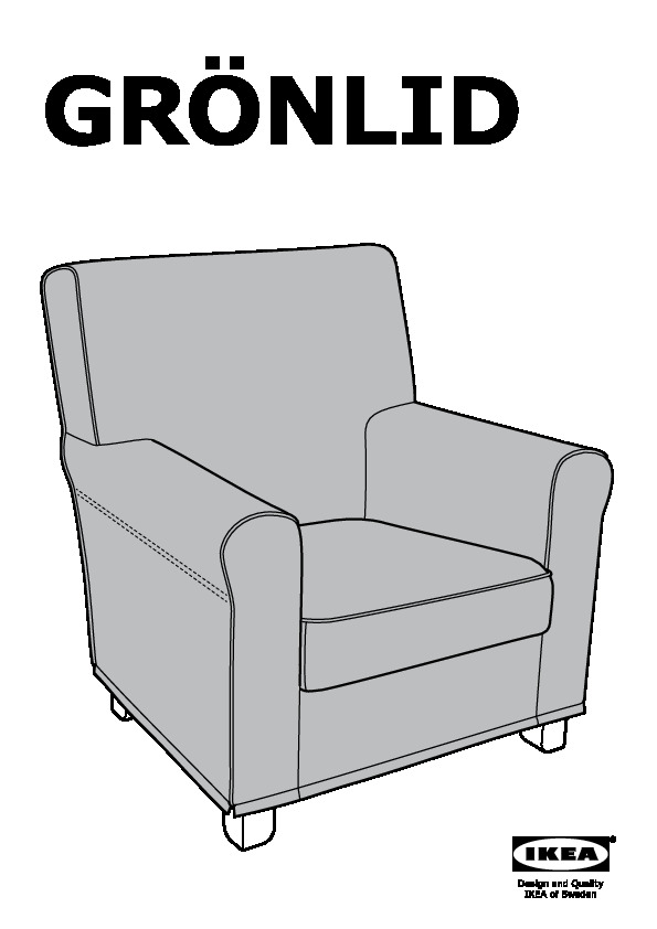 GRÃNLID Structure fauteuil