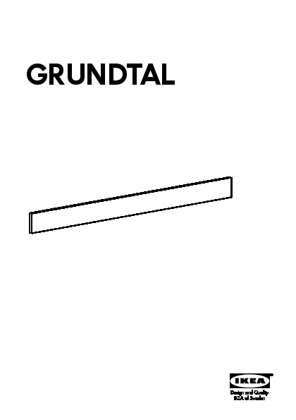 GRUNDTAL Magnetic knife rack