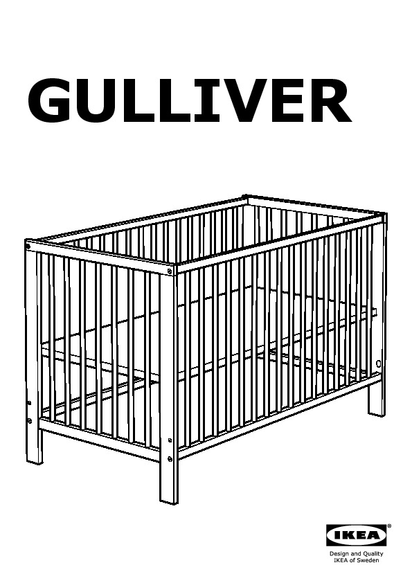 Gulliver Lit Bebe Blanc Ikeapedia