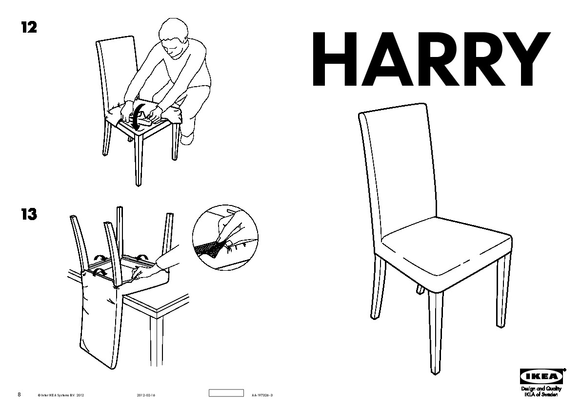 HARRY Chair Blekinge white - IKEAPEDIA