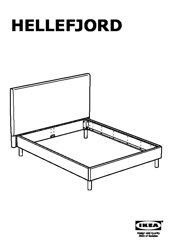 HELLEFJORD bed frame