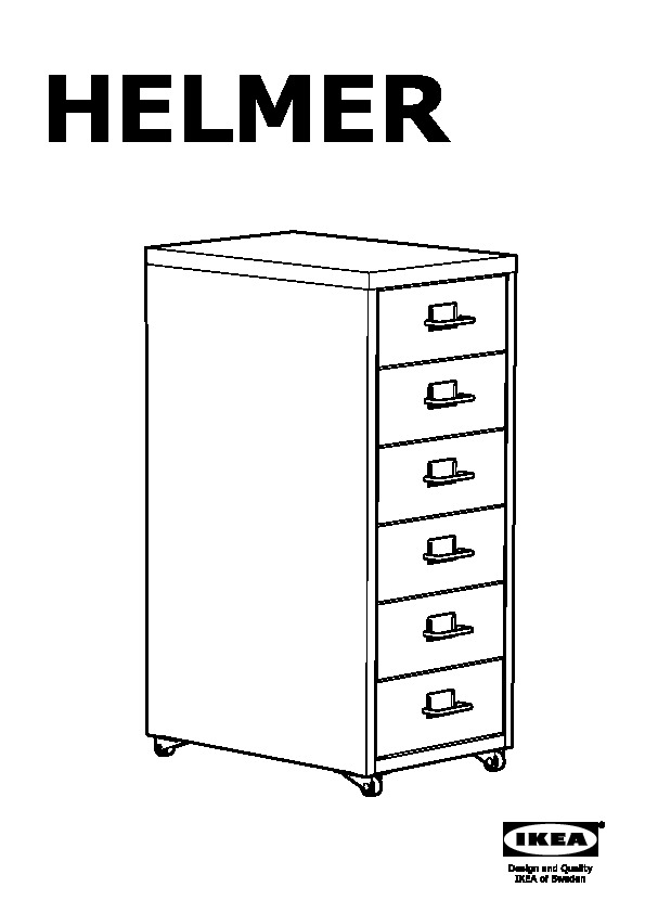HELMER Drawer unit on casters