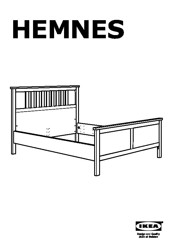 HEMNES Bed frame
