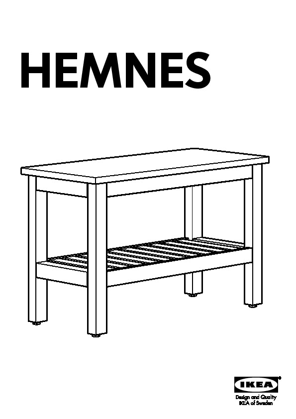 HEMNES Bench