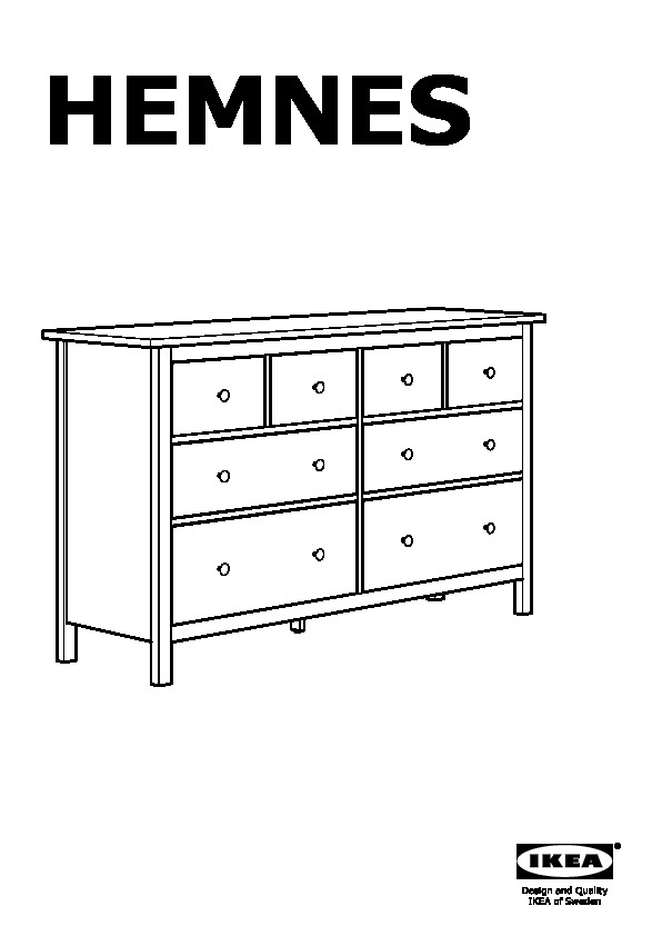 Hemnes Chest Of 8 Drawers White Ikea United Kingdom Ikeapedia