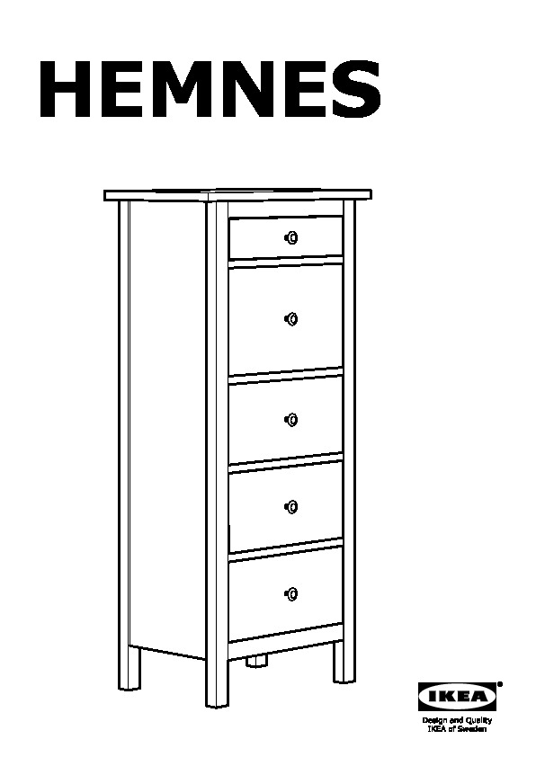 Hemnes Chest With 5 Drawers White Stain, Ikea Hemnes 6 Drawer Tall Dresser Instructions