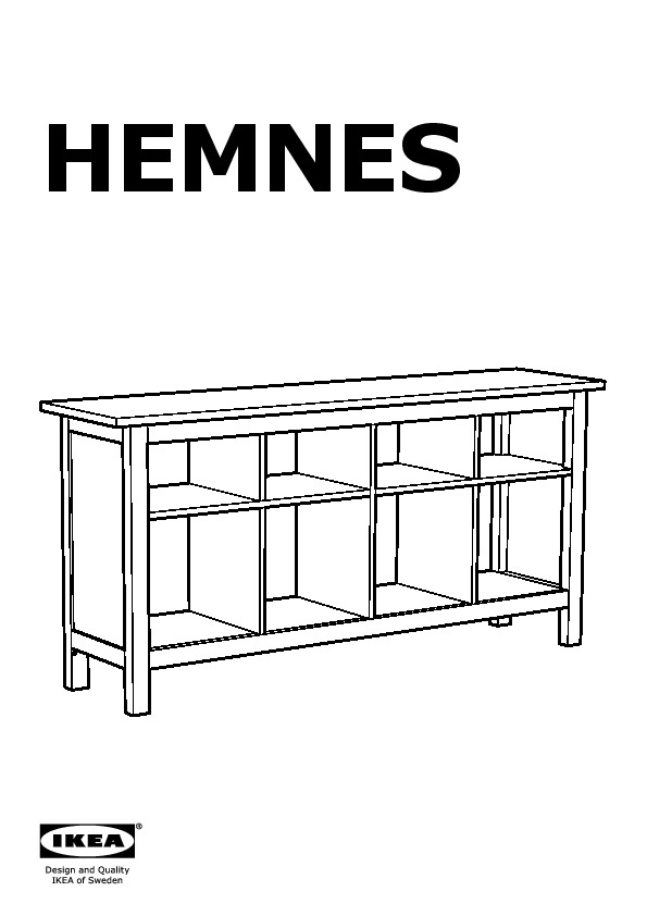 HEMNES Console table
