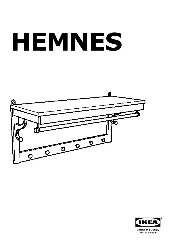 HEMNES Hat rack