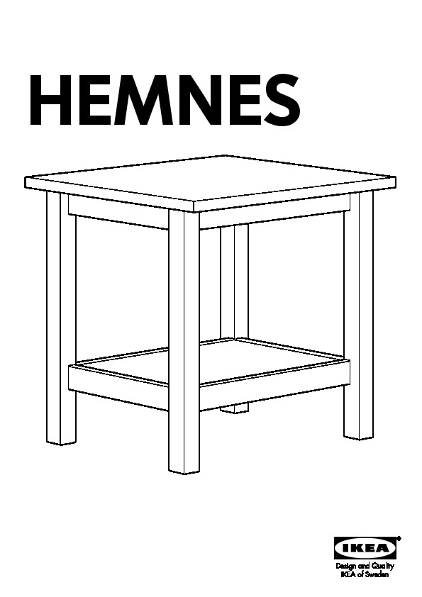 HEMNES Table d'appoint
