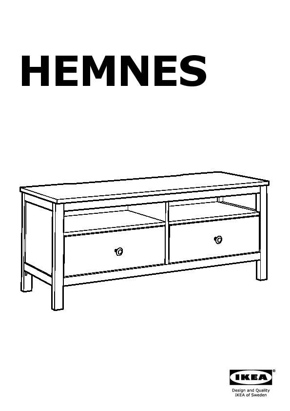 HEMNES TV unit