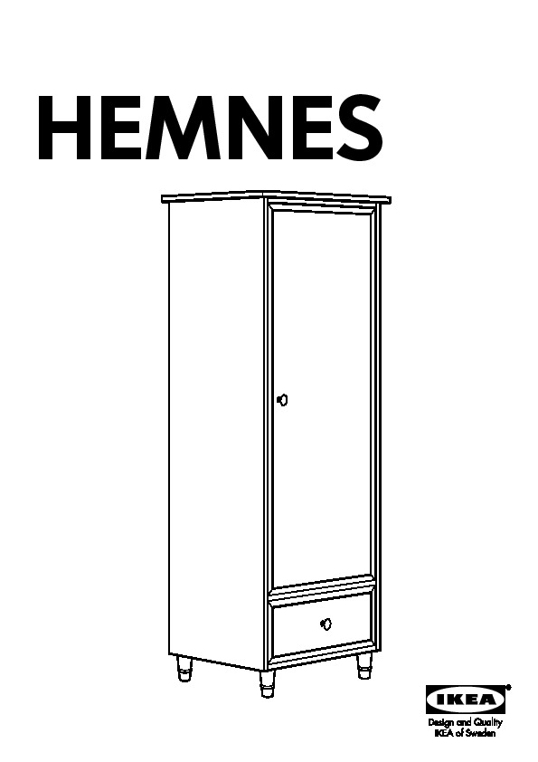 Hemnes Wardrobe White Ikeapedia