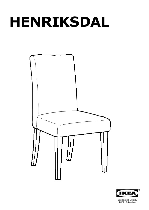 HENRIKSDAL chair frame