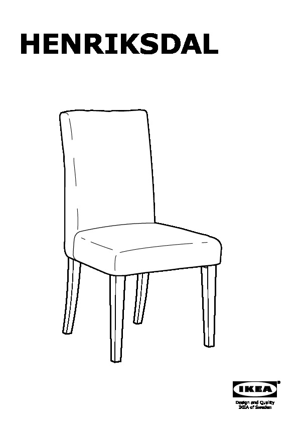 HENRIKSDAL Chair frame