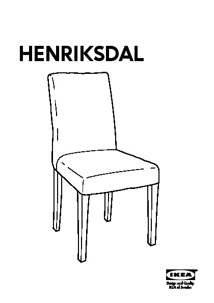 HENRIKSDAL struttura sedia