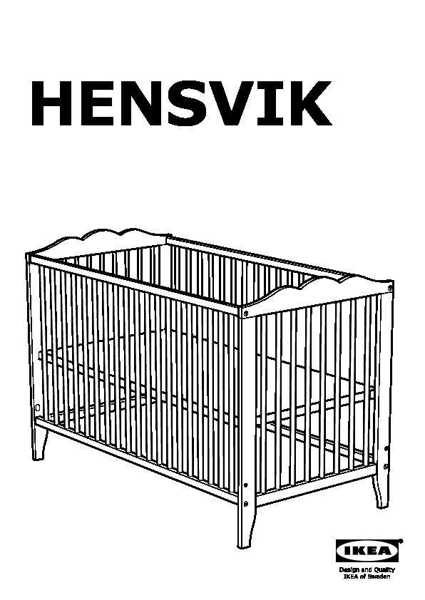 HENSVIK Crib white - IKEAPEDIA